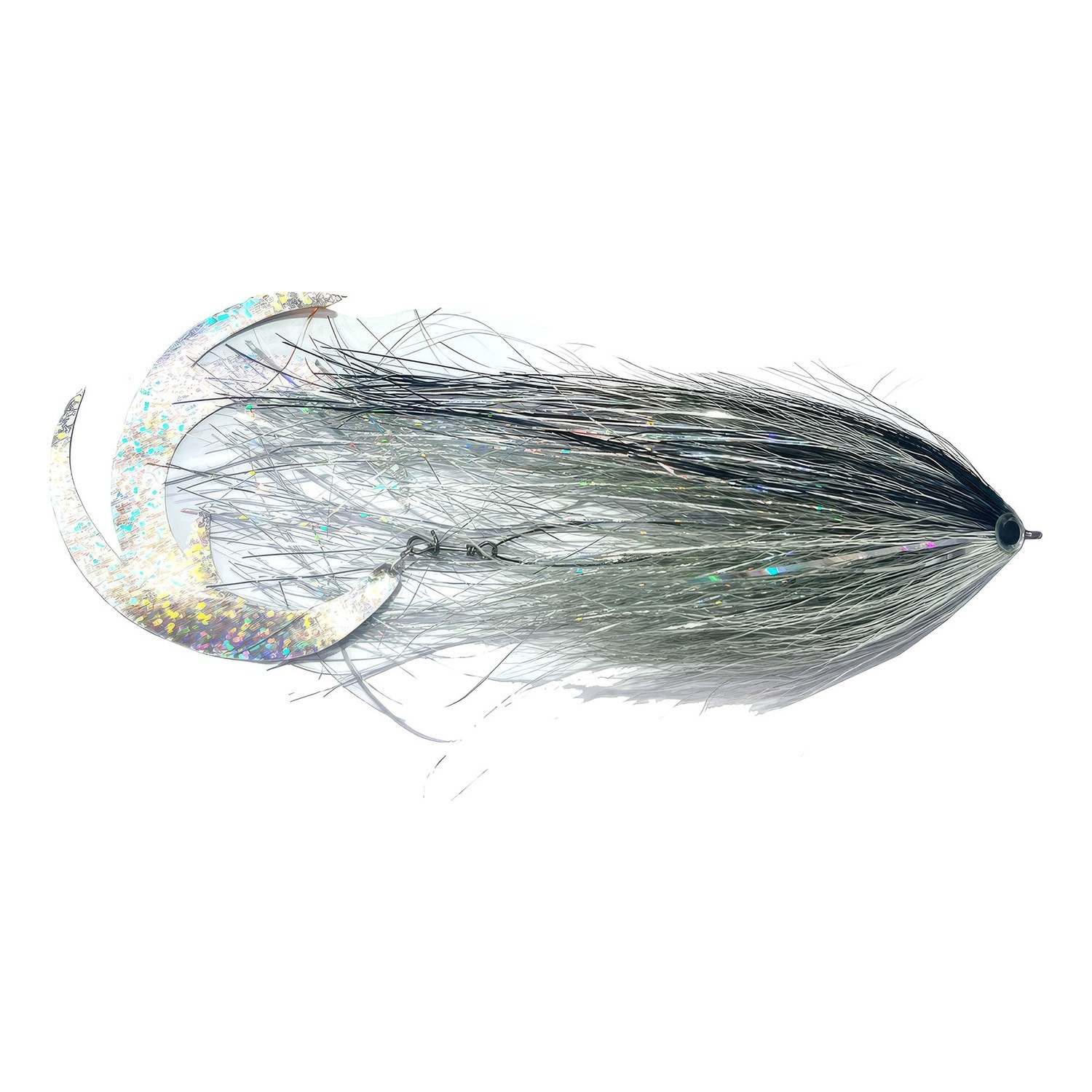 Vision Pike - Dragontail Silver Tinsel fly #5/0 in der Gruppe Köder / Fliegen / Hechtfliegen bei Sportfiskeprylar.se (A276900059-50)