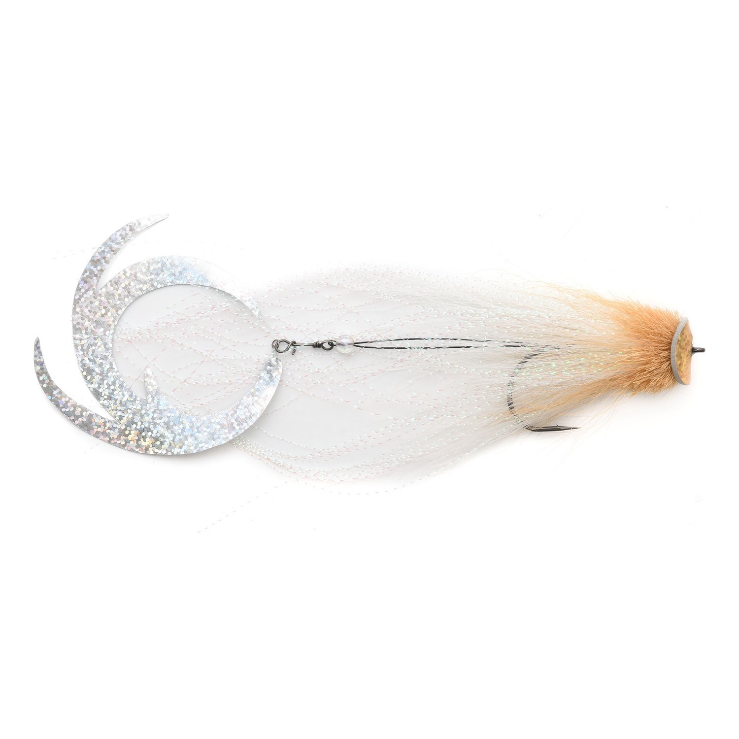 Vision Pike - Waterpusher Black & Gold fly #6/0 in der Gruppe Köder / Fliegen / Hechtfliegen bei Sportfiskeprylar.se (A276900063-60)