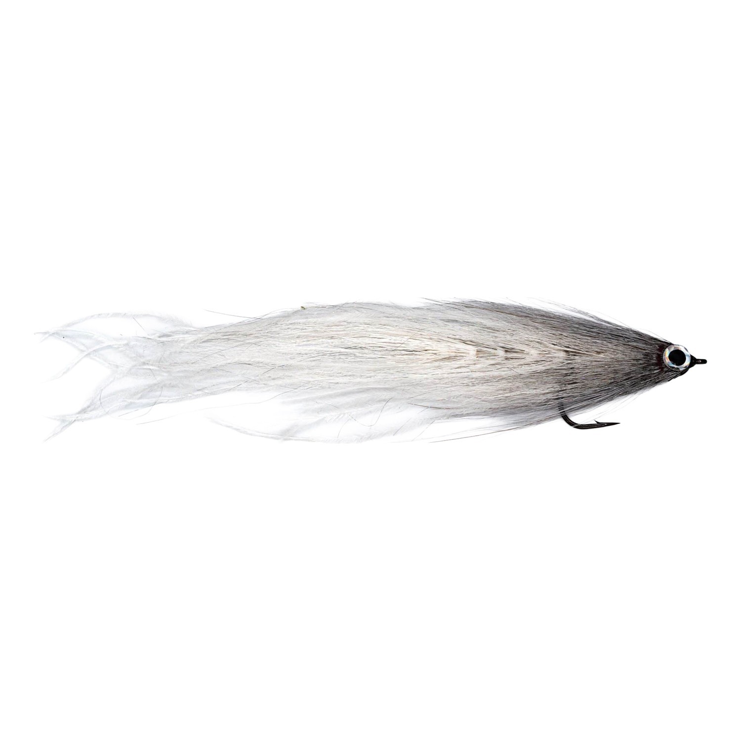 Vision Pike - Beast White/Grey fly #6/0 in der Gruppe Köder / Fliegen / Hechtfliegen bei Sportfiskeprylar.se (A276900145-60)