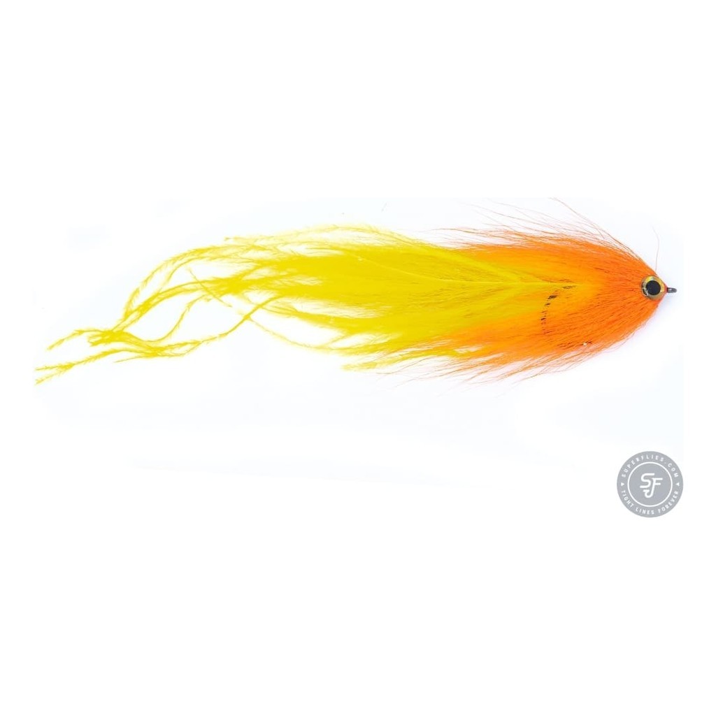 Vision Pike - Beast Orange/Yellow fly #6/0 in der Gruppe Köder / Fliegen / Hechtfliegen bei Sportfiskeprylar.se (A276900148-60)