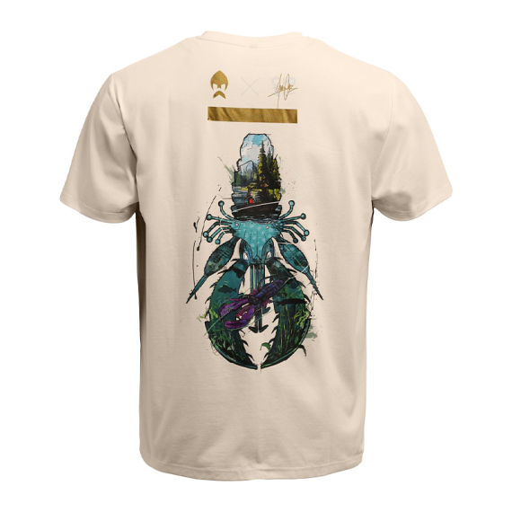 Westin Crecraw T-Shirt Beige in der Gruppe Kleidung & Schuhe / Kleidung / T-shirts bei Sportfiskeprylar.se (A316-1426-Sr)