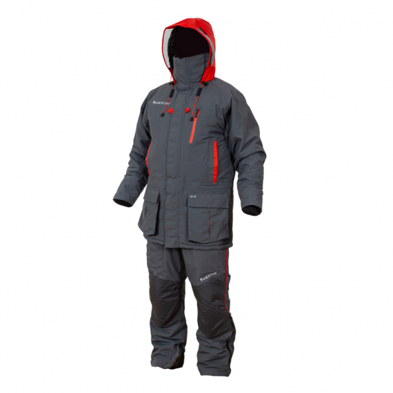 Westin W4 Winter Suit Extreme Steel Grey in der Gruppe Kleidung & Schuhe / Kleidung / Kleidung Sets & Komplettanzüge bei Sportfiskeprylar.se (A51-399-Sr)