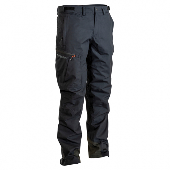 Westin W6 Rain Pants Steel Black in der Gruppe Kleidung & Schuhe / Kleidung / Hosen / Regenhosen bei Sportfiskeprylar.se (A87-554r)