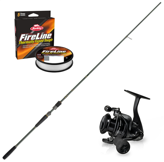 Abu Svartzonker Classic Motoroil Silver / Pitch Black 6-32g in der Gruppe Angelsets / Spinning Sets / Meerforelle Spinning Combo bei Sportfiskeprylar.se (ABUSZPITCHBLACKCOMO)