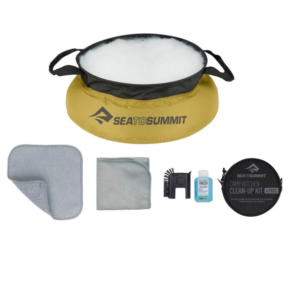 Sea To Summit Kitchen Clean Kit 6-Set Black in der Gruppe Outdoor / Campingküchen & Utensilien / Küchengeräte bei Sportfiskeprylar.se (ACK011071-122103)
