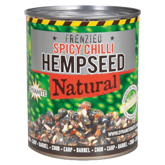 Dynamite Baits Frenzied Hempseed Chilli Can 700g in der Gruppe Köder / Boilies, Baits & Groundbait / Partikel bei Sportfiskeprylar.se (ADY040198)