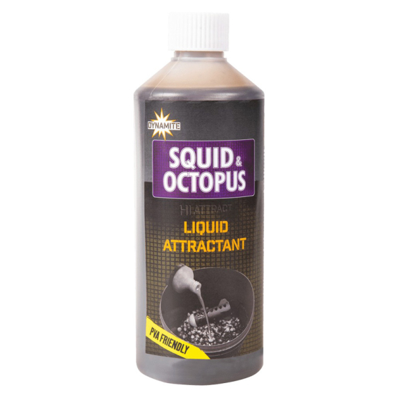 Dynamite Baits Squid & Octopus Liquid Attractant 500ml in der Gruppe Köder / Boilies, Baits & Groundbait / Liquids & Additives bei Sportfiskeprylar.se (ADY041263)