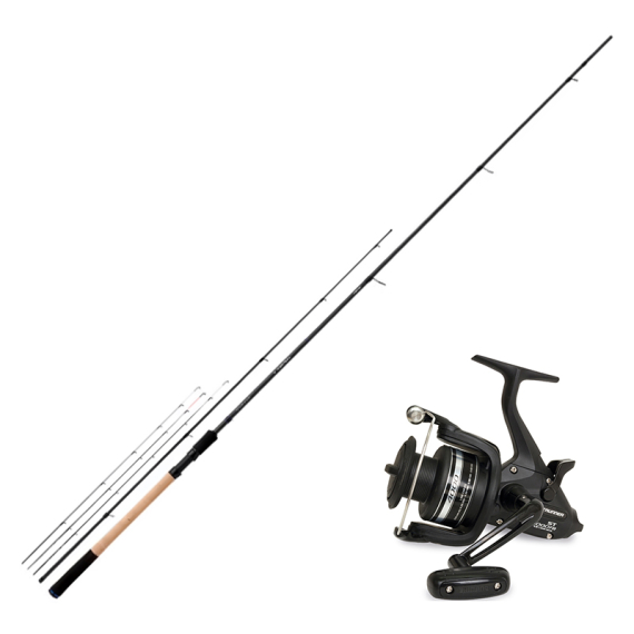 Shimano Rod Aero X5 Pellet Waggler 11ft - 15g Combo in der Gruppe Angelsets / Ansitzangel Sets / Feederset bei Sportfiskeprylar.se (AEROX5FEEDERCOMBO)