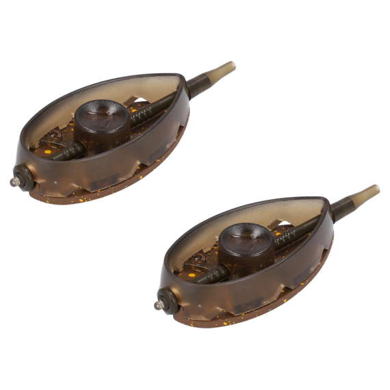 Mikado Method Feeder Aperio Q.M.F. System L (2pcs) in der Gruppe Haken & Zubehör / Rig Zubehör / Feeders bei Sportfiskeprylar.se (AMFA-QMF-2L-30Br)