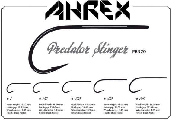 Ahrex PR320 - Predator Stinger #1 in der Gruppe Haken & Zubehör / Haken / Fliegenbindenhaken bei Sportfiskeprylar.se (APR320-1)