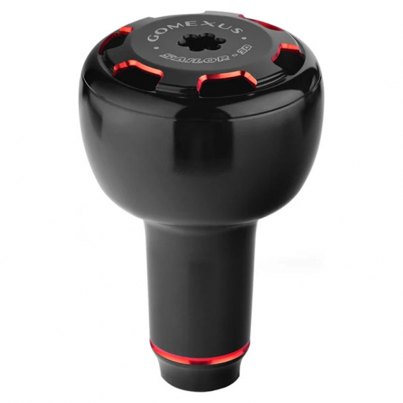 Gomexus 27mm Aluminum Reel Power Knob Black/Red in der Gruppe Angelrollen / Rollenzubehör / Rollengriffe bei Sportfiskeprylar.se (AS30BKRD)