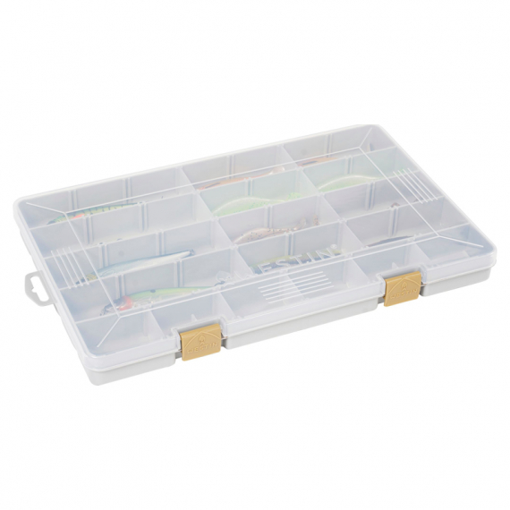 Westin W3 Tackle Box 35,5x22,5x3,5cm Grey/Clear in der Gruppe Verwahrung / Boxen & Dosen / Köderboxen bei Sportfiskeprylar.se (B02-706-035)