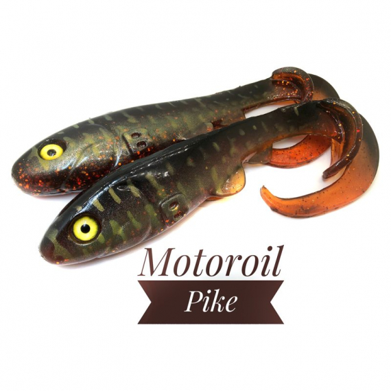 BoniBaits Happy Hybrid 24cm 57g - Motoroil Pike in der Gruppe Köder / Gummiköder / Hecht Gummifische bei Sportfiskeprylar.se (BBHH29)