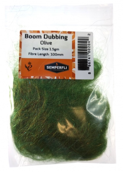 Semperfli Boom Dubbing - Olive in der Gruppe Haken & Zubehör / Fliegenbinden / Fliegenbindematerial / Dubbing bei Sportfiskeprylar.se (BBOM100OLV)