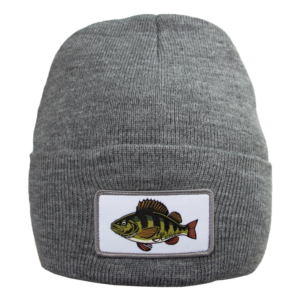 Hurricane Beanie Perch Patch Grey in der Gruppe Kleidung & Schuhe / Kappen & Kopfbedeckungen / Mützen bei Sportfiskeprylar.se (BEA03)