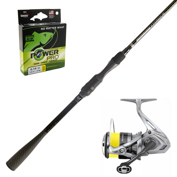 BFT Ninety Two Carolina Reaper 7\'6\'\' 5-21g Nasci Combo in der Gruppe Angelsets / Spinning Sets / Barsch Spinning Combo bei Sportfiskeprylar.se (BFT92CAROLINANASCISET)