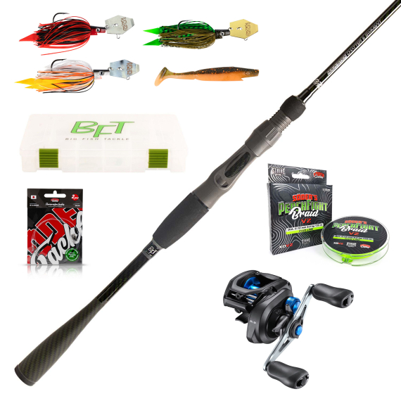 BFT Ninety Two Hula Stick Chatterbait Combo in der Gruppe Angelsets / Baitcast Sets / Baitcast Sets Barsch bei Sportfiskeprylar.se (BFT92CHATTERBAITSET)