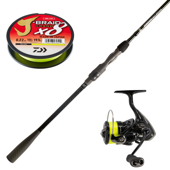 BFT Ninety Two Pike Finesse 7\'6\'\' -60g Pitch Black Combo in der Gruppe Angelsets / Spinning Sets / Hecht Spinning Combo bei Sportfiskeprylar.se (BFTPIKEFINESSECOMBO)