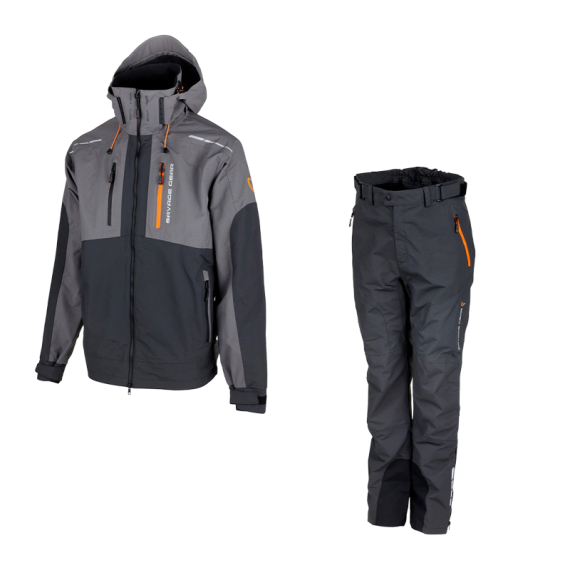 Savage Gear WP Performance Jacket & Trousers Gunmetal in der Gruppe Kleidung & Schuhe / Kleidung / Kleidung Sets & Komplettanzüge bei Sportfiskeprylar.se (BIBBRACEANDJACKET2)