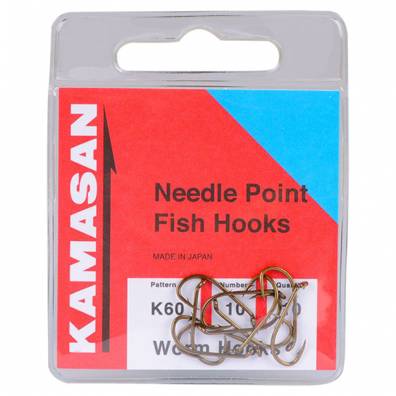 Kamasan K60 - Worm Hook in der Gruppe Haken & Zubehör / Haken / Zielfisch Haken bei Sportfiskeprylar.se (BK60-200r)
