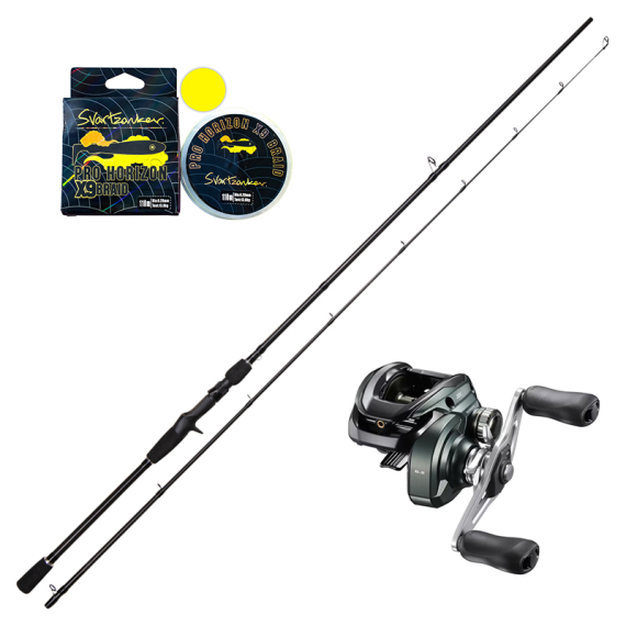 Svartzonker Black Series \'\'The Horizon\'\' 8\' 20-70g Curado Downsize Combo in der Gruppe Angelsets / Baitcast Sets / Baitcast Set Hecht bei Sportfiskeprylar.se (BLACKSERIESCURADOCOMBO)