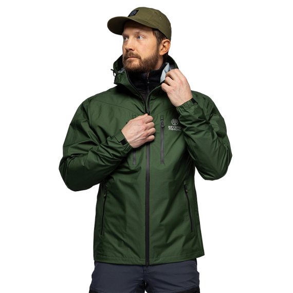 Beyond Nordic BN301 v2 M\'s 3L Lightweight Shell Jacket Pine Grove in der Gruppe Kleidung & Schuhe / Kleidung / Jacken / Shell-Jacken bei Sportfiskeprylar.se (BN301-V2-M-GREEN-Lr)