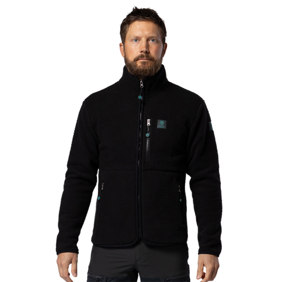 Beyond Nordic BN308 M\'s Retro Pile Jacket Black Midnight in der Gruppe Kleidung & Schuhe / Kleidung / Jacken / Fleece-Jacken bei Sportfiskeprylar.se (BN308-M-BLACK-MIDNIGHT-Lr)
