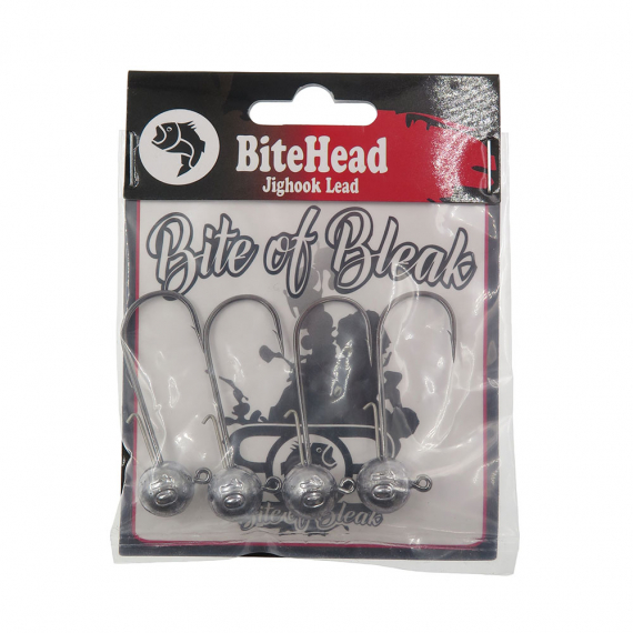 Bite Of Bleak Bitehead Lead - 10g 4/0 (4-pack) in der Gruppe Haken & Zubehör / Jigköpfe / Runde Jigköpfe bei Sportfiskeprylar.se (BOB-00-0313)