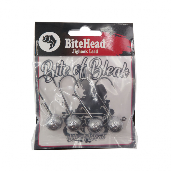 Bite Of Bleak Bitehead Lead - 15g 3/0 (4-pack) in der Gruppe Haken & Zubehör / Jigköpfe / Runde Jigköpfe bei Sportfiskeprylar.se (BOB-00-0315)