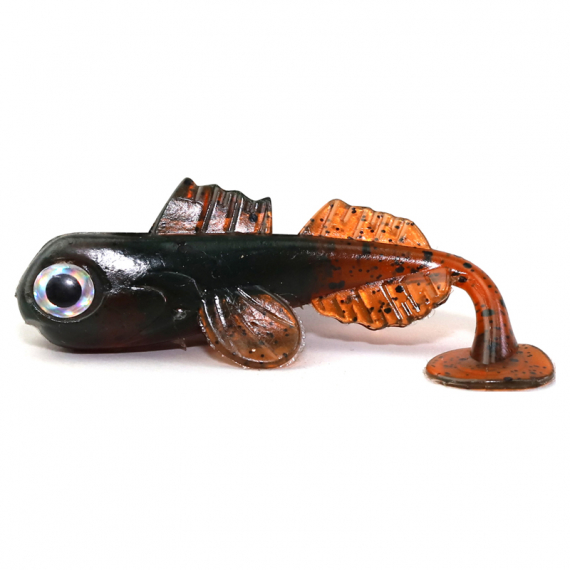 Bite Of Bleak Butter Bolt 7.5cm (5pcs) - Motor Oil Black Flake in der Gruppe Köder / Gummiköder / Barsch Gummifische & Zander Gummifische bei Sportfiskeprylar.se (BOB-00-0934)