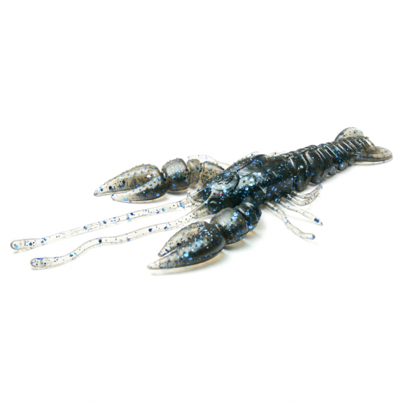 Bite Of Bleak Yriel Craw 8,5cm (4pcs) - Black/Blue in der Gruppe Köder / Gummiköder / Krebse & Creaturebaits / Krebsköder bei Sportfiskeprylar.se (BOB-00-0973)