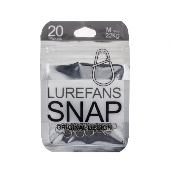 Lurefans Snap Size M in der Gruppe Haken & Zubehör / Snaps / Karabiner / Lock Snaps bei Sportfiskeprylar.se (BOB-00-1036)