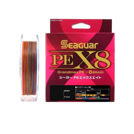 Seaguar PE X8 Grandmax 300m Multicolor in der Gruppe Schnüre / Geflochtene Schnüre bei Sportfiskeprylar.se (BOB-00-SEAGUAR-00-0026r)