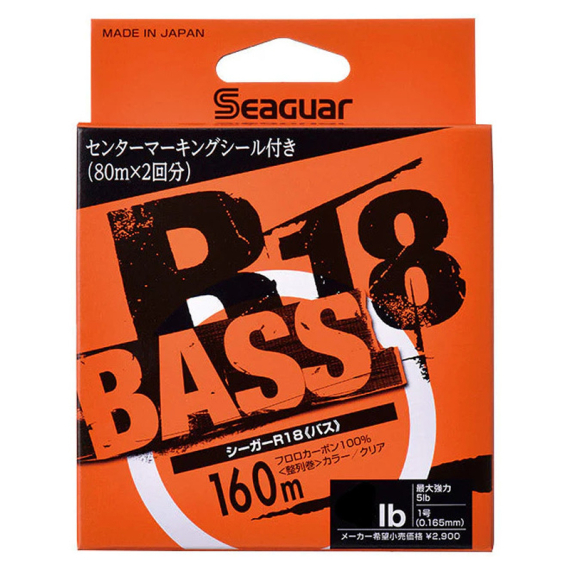 Seaguar R18 Bass 160m in der Gruppe Schnüre / Fluorocarbon Schnüre bei Sportfiskeprylar.se (BOB-00-SEAGUAR-0150r)
