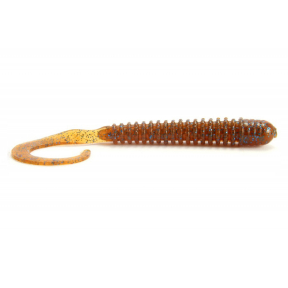 Noike Ring Curly 3\'\' 7,5cm (12-pack) - Cinnamon Blue Flake in der Gruppe Köder / Gummiköder / Barsch Gummifische & Zander Gummifische bei Sportfiskeprylar.se (BOB-NOIKE-0332)