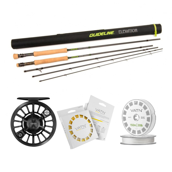Guideline Elevation M2 Dry Fly+ Flugset 9\' - #5 in der Gruppe Angelsets / Fliegenfischen Sets / Einhändige Fliegenfischer-Sets bei Sportfiskeprylar.se (BUNDLE105314GL2026DRY)