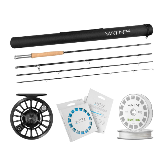 VATN M2 Coastal+ Flugset 9\' - #5 in der Gruppe Angelsets / Fliegenfischen Sets / Einhändige Fliegenfischer-Sets bei Sportfiskeprylar.se (BUNDLEVATNM29052026COAST)
