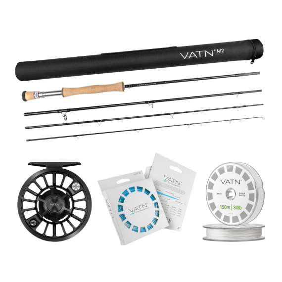 VATN M2 Coastal+ Flugset 9\' - #7 in der Gruppe Angelsets / Fliegenfischen Sets / Einhändige Fliegenfischer-Sets bei Sportfiskeprylar.se (BUNDLEVATNM29072026COAST)