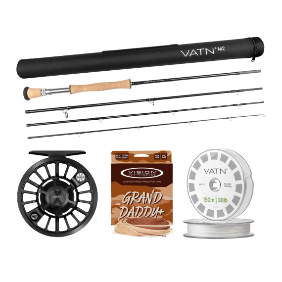 VATN M2 Gäddflugset 9\' - #8 in der Gruppe Angelsets / Fliegenfischen Sets / Einhändige Fliegenfischer-Sets bei Sportfiskeprylar.se (BUNDLEVATNM29082026PIKE)