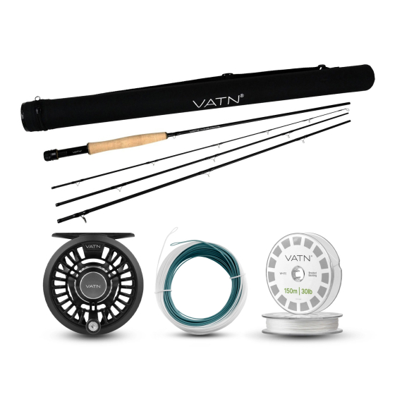 VATN M1 Coastal+ Flugset - 9\' #6 in der Gruppe Angelsets / Fliegenfischen Sets / Einhändige Fliegenfischer-Sets bei Sportfiskeprylar.se (BUNDLEVATNST962026COASTAL)