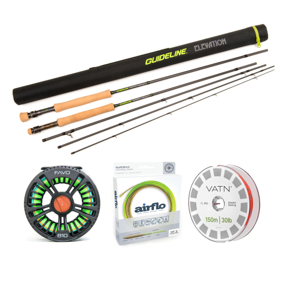 Gudieline Elevation Universal Taper Combo - 9\' #7 in der Gruppe Angelsets / Fliegenfischen Sets / Einhändige Fliegenfischer-Sets bei Sportfiskeprylar.se (BUNDLE_105316GLFAVOFLO)