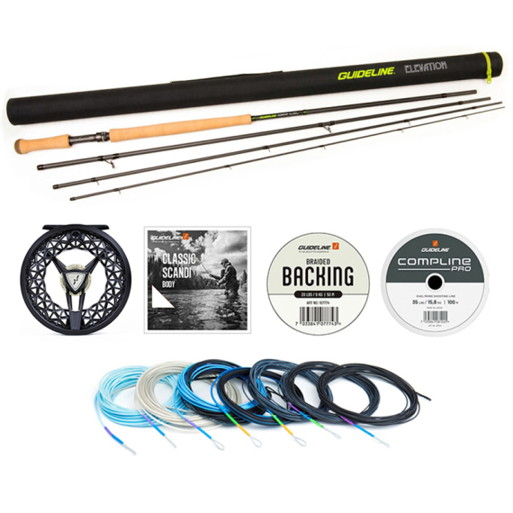 Guideline Elevation Twohanded Fly Combo - 15\' #10/11 in der Gruppe Angelsets / Fliegenfischen Sets / Zweihändiges Fliegenfischer-Set bei Sportfiskeprylar.se (BUNDLE_105326GLDH)