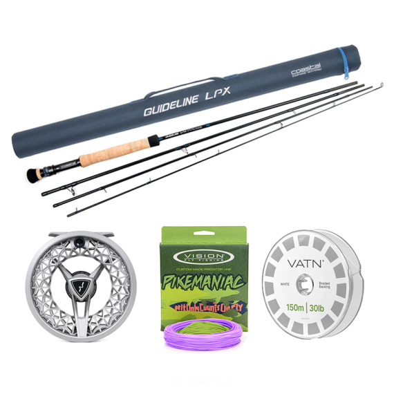 Guideline LPX Coastal Gäddflugset - 9\' #9 in der Gruppe Angelsets / Fliegenfischen Sets / Einhändige Fliegenfischer-Sets bei Sportfiskeprylar.se (BUNDLE_108010GL_PIKE)