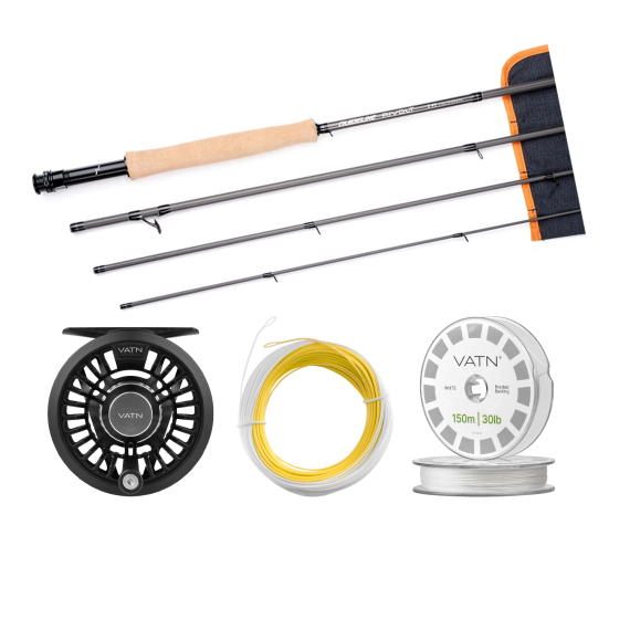 Guideline Rivolt Dry Fly Taper+ Flugset - 9\' #5 in der Gruppe Angelsets / Fliegenfischen Sets / Einhändige Fliegenfischer-Sets bei Sportfiskeprylar.se (BUNDLE_111162GL_2026_DRY)
