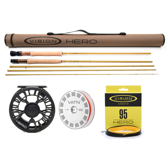 Vision Hero Outfit # 4 8\' in der Gruppe Angelmethoden / Fliegenfischen / Fliegenfischen Sets bei Sportfiskeprylar.se (BUNDLE_VHE4804P)