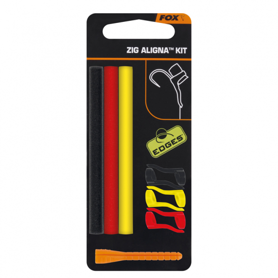 Fox Zig Aligna kit (6x Sleeves, Tool and 3x Foam) in der Gruppe Haken & Zubehör / Rig Zubehör / Bait Poppers bei Sportfiskeprylar.se (CAC467)