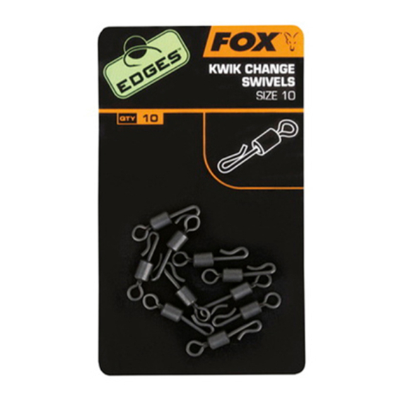 Fox Edges Kwik Change Swivels in der Gruppe Haken & Zubehör / Wirbel / Einfachwirbel bei Sportfiskeprylar.se (CAC486r)