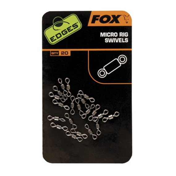 Fox Edges Micro Rig Swivels 20-pack in der Gruppe Haken & Zubehör / Rig Zubehör / Andere Rig-Zubehör bei Sportfiskeprylar.se (CAC538)