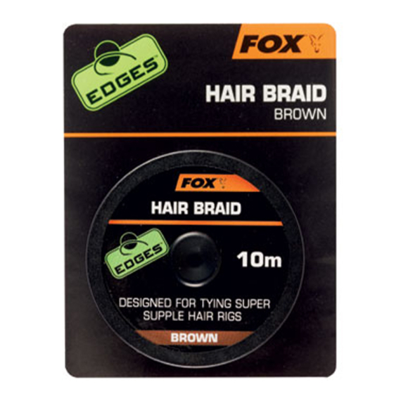 Fox Edges Hair Braid brown 10-pack in der Gruppe Haken & Zubehör / Rig Zubehör / Andere Rig-Zubehör bei Sportfiskeprylar.se (CAC565)