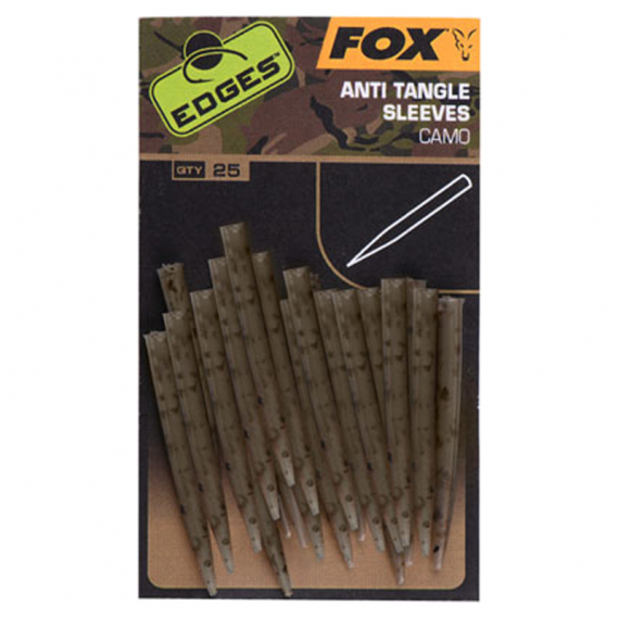 Fox Edges Camo Anti Tangle Sleeves 25pcs in der Gruppe Haken & Zubehör / Rig Zubehör / Schrumpfschlauch & Sleeves bei Sportfiskeprylar.se (CAC767)